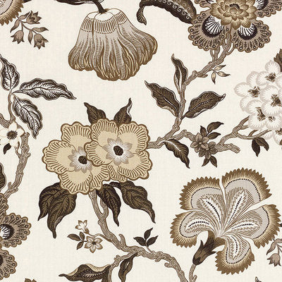 Schumacher Fabrics , a selection of fabrics such as velvet, damask, cotton, silk, linen and sheers.