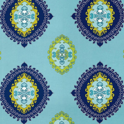 Schumacher Fabrics , a selection of fabrics such as velvet, damask, cotton, silk, linen and sheers.