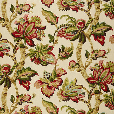 Schumacher Fabrics , a selection of fabrics such as velvet, damask, cotton, silk, linen and sheers.