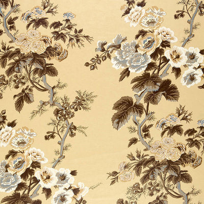 Schumacher Fabrics , a selection of fabrics such as velvet, damask, cotton, silk, linen and sheers.