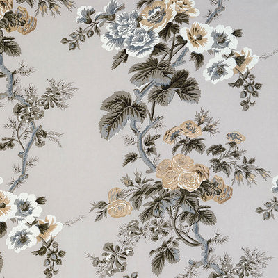 Schumacher Fabrics , a selection of fabrics such as velvet, damask, cotton, silk, linen and sheers.
