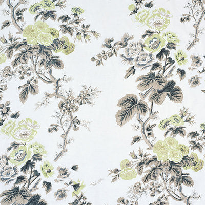 Schumacher Fabrics , a selection of fabrics such as velvet, damask, cotton, silk, linen and sheers.