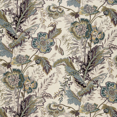 Schumacher Fabrics , a selection of fabrics such as velvet, damask, cotton, silk, linen and sheers.