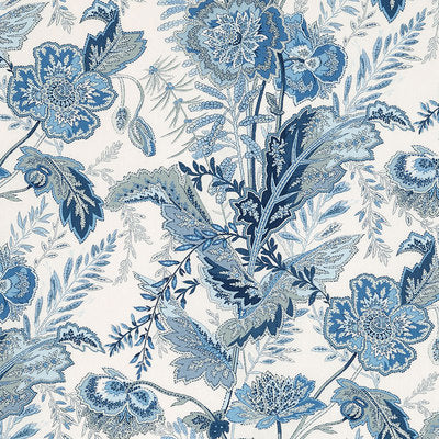 Schumacher Fabrics , a selection of fabrics such as velvet, damask, cotton, silk, linen and sheers.