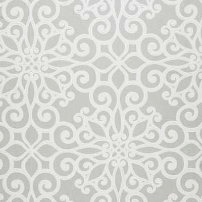 SCHUMACHER FABRICS -174562-ROSEGATE EMBROIDERED PRINT