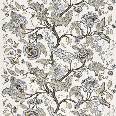 Schumacher Fabrics , a selection of fabrics such as velvet, damask, cotton, silk, linen and sheers.