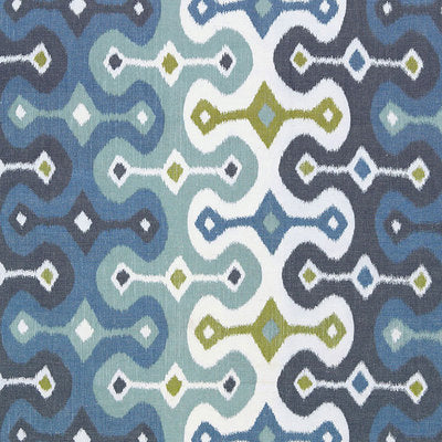 Schumacher Fabrics , a selection of fabrics such as velvet, damask, cotton, silk, linen and sheers.