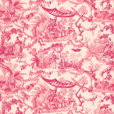 SCHUMACHER FABRICS -175100-PAVILLON CHINOISERIE