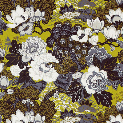 SCHUMACHER FABRICS -175131-SHANGHAI PEACOCK