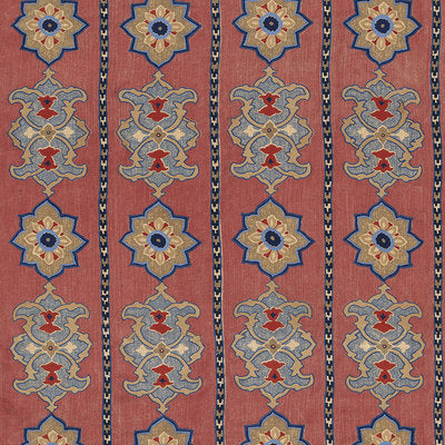 Schumacher Fabrics , a selection of fabrics such as velvet, damask, cotton, silk, linen and sheers.