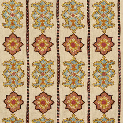 Schumacher Fabrics , a selection of fabrics such as velvet, damask, cotton, silk, linen and sheers.