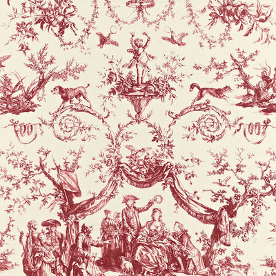 SCHUMACHER FABRICS -175270-LE COURONNEMENT DE LA ROSIERE