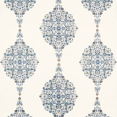 Schumacher Fabrics , a selection of fabrics such as velvet, damask, cotton, silk, linen and sheers.