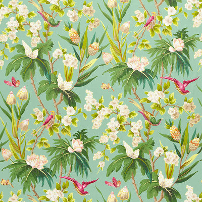 Schumacher Fabrics , a selection of fabrics such as velvet, damask, cotton, silk, linen and sheers.