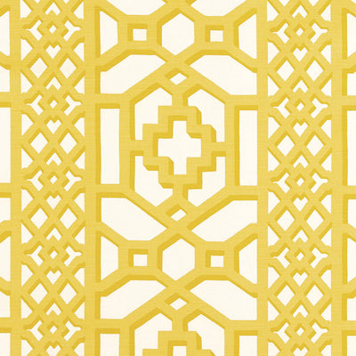 SCHUMACHER FABRICS -175740-ZANZIBAR TRELLIS MATTE