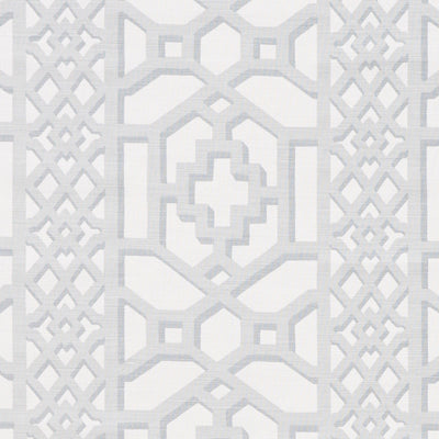SCHUMACHER FABRICS -175745-ZANZIBAR TRELLIS MATTE