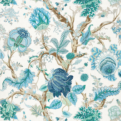 Schumacher Fabrics , a selection of fabrics such as velvet, damask, cotton, silk, linen and sheers.