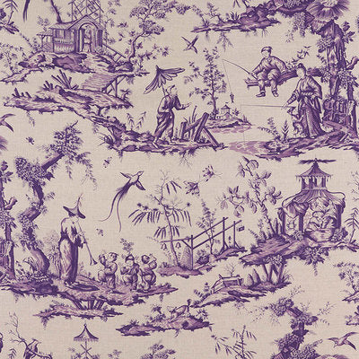 Schumacher Fabrics , a selection of fabrics such as velvet, damask, cotton, silk, linen and sheers.