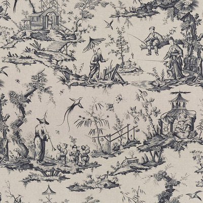 Schumacher Fabrics , a selection of fabrics such as velvet, damask, cotton, silk, linen and sheers.