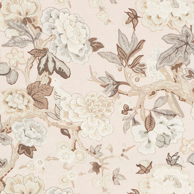 Schumacher Fabrics , a selection of fabrics such as velvet, damask, cotton, silk, linen and sheers.