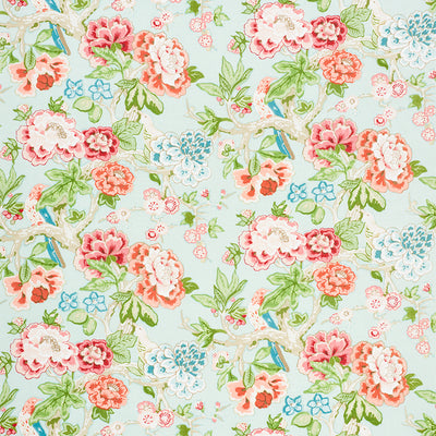 Schumacher Fabrics , a selection of fabrics such as velvet, damask, cotton, silk, linen and sheers.