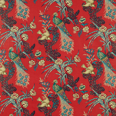 SCHUMACHER FABRICS -175910-PEACOCK