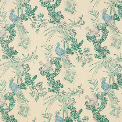 SCHUMACHER FABRICS -175913-PEACOCK