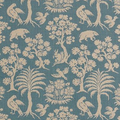 Schumacher Fabrics , a selection of fabrics such as velvet, damask, cotton, silk, linen and sheers.