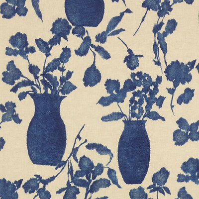 Schumacher Fabrics , a selection of fabrics such as velvet, damask, cotton, silk, linen and sheers.