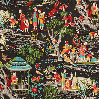 Schumacher Fabrics , a selection of fabrics such as velvet, damask, cotton, silk, linen and sheers.