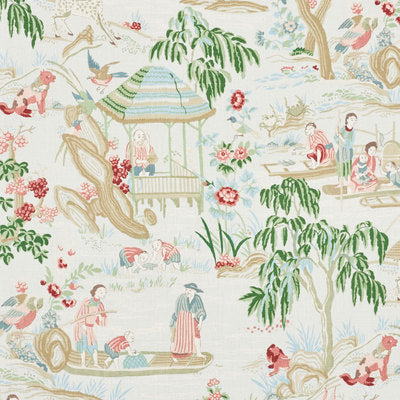 Schumacher Fabrics , a selection of fabrics such as velvet, damask, cotton, silk, linen and sheers.