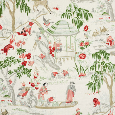 Schumacher Fabrics , a selection of fabrics such as velvet, damask, cotton, silk, linen and sheers.