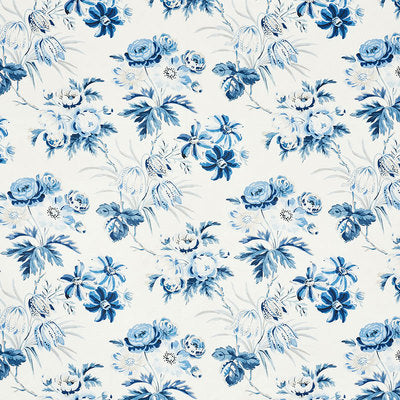 Schumacher Fabrics , a selection of fabrics such as velvet, damask, cotton, silk, linen and sheers.