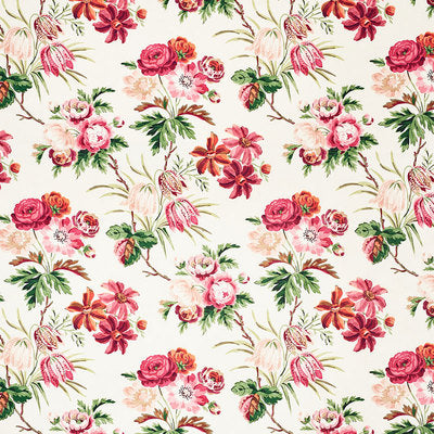 Schumacher Fabrics , a selection of fabrics such as velvet, damask, cotton, silk, linen and sheers.