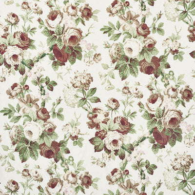 Schumacher Fabrics , a selection of fabrics such as velvet, damask, cotton, silk, linen and sheers.