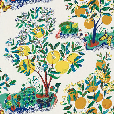 Buy SCHUMACHER FABRICS -177330-CITRUS GARDEN INDOOR/OUTDOOR