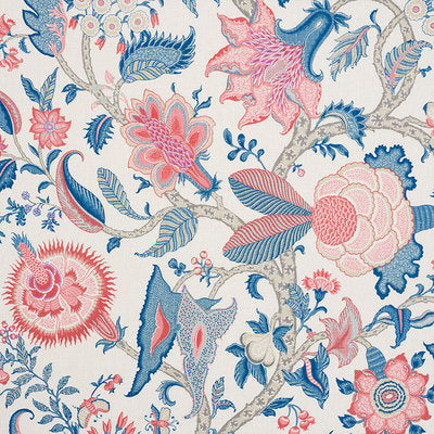 Schumacher Fabrics , a selection of fabrics such as velvet, damask, cotton, silk, linen and sheers.