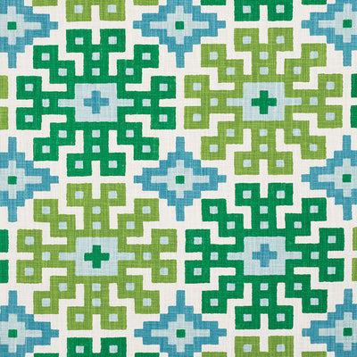 SCHUMACHER FABRICS -177450-PALMETTO PRINT