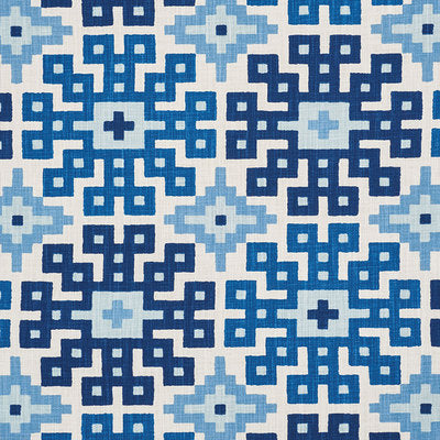 Schumacher Fabrics , a selection of fabrics such as velvet, damask, cotton, silk, linen and sheers.