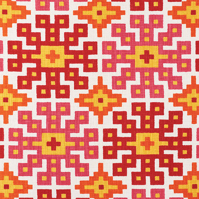 Schumacher Fabrics , a selection of fabrics such as velvet, damask, cotton, silk, linen and sheers.