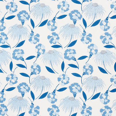 Schumacher Fabrics , a selection of fabrics such as velvet, damask, cotton, silk, linen and sheers.