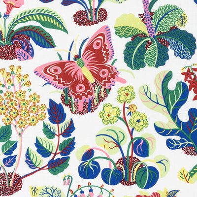 Schumacher Fabrics , a selection of fabrics such as velvet, damask, cotton, silk, linen and sheers.