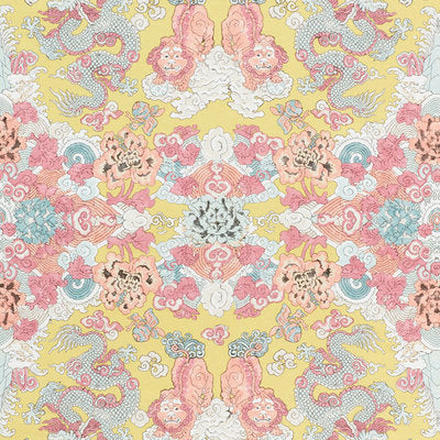 Schumacher Fabrics , a selection of fabrics such as velvet, damask, cotton, silk, linen and sheers.