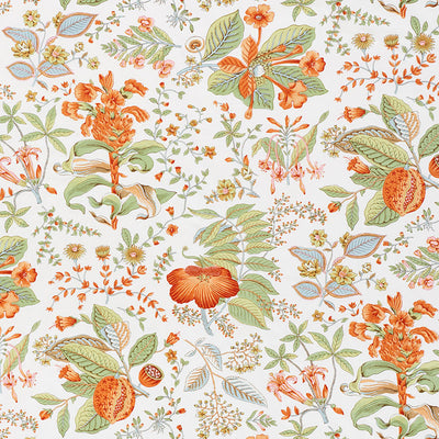 SCHUMACHER FABRICS -178122-POMEGRANATE BOTANICAL