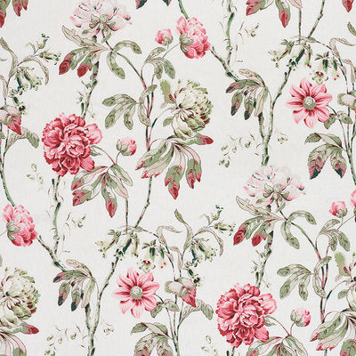 Schumacher Fabrics , a selection of fabrics such as velvet, damask, cotton, silk, linen and sheers.