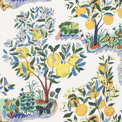 SCHUMACHER FABRICS -178350-CITRUS GARDEN SHEER