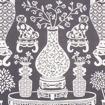 Schumacher Fabrics , a selection of fabrics such as velvet, damask, cotton, silk, linen and sheers.