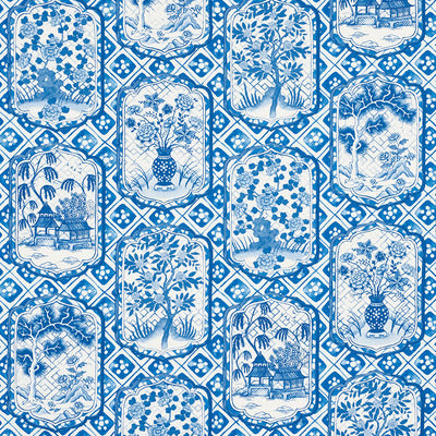 Schumacher Fabrics , a selection of fabrics such as velvet, damask, cotton, silk, linen and sheers.