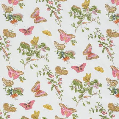 Schumacher Fabrics , a selection of fabrics such as velvet, damask, cotton, silk, linen and sheers.