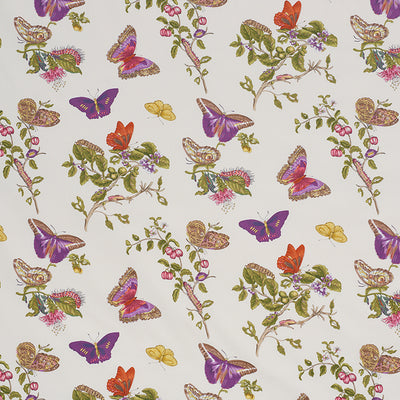 SCHUMACHER FABRICS -178722-BAUDIN BUTTERFLY CHINTZ